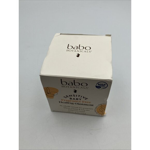 Babo Botanicals Sensitive Baby All Natural Healing Ointment Fragrance Free 4 oz - Picture 5 of 5